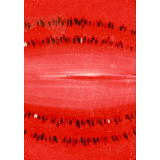 Image 1 of Oud anguria papier mache dienblad, Italië 1960