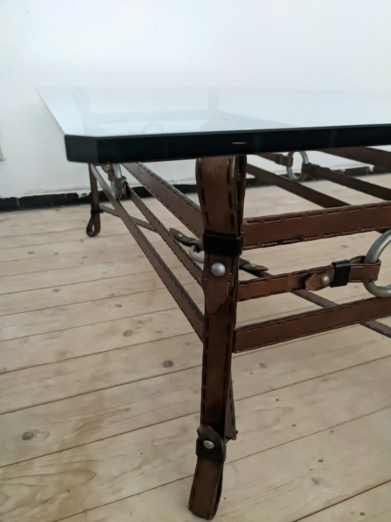 Image 1 of Vintage Faux Leather table