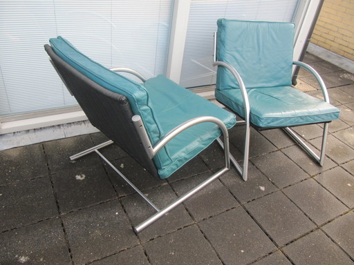 2x Gerard Van Den Berg fauteuil