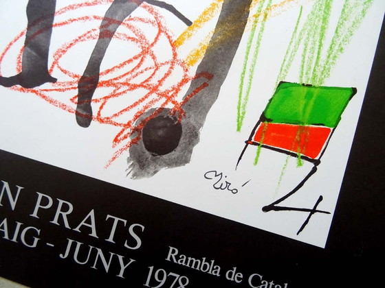 Image 1 of Joan Miro - Tres Joans  - Galeria Joan Prats 1978 -Offsetlitho