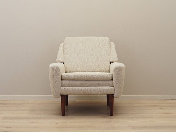 Image 1 of Crème fauteuil, Deens ontwerp, 1970S, Productie: Denemarken