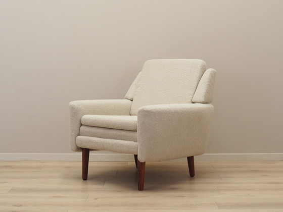 Image 1 of Crème fauteuil, Deens ontwerp, 1970S, Productie: Denemarken