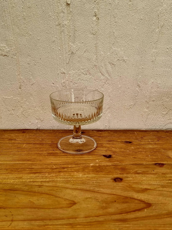 Image 1 of Set van 6 vintage champagnekoppen