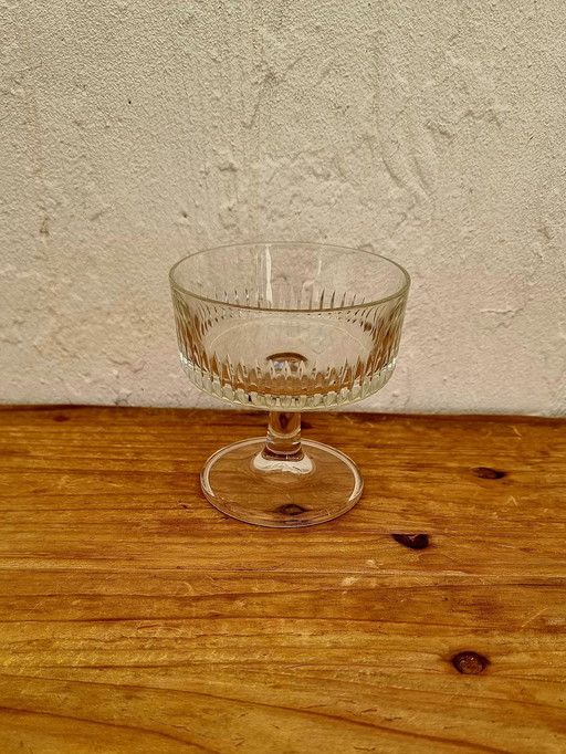 Set van 6 vintage champagnekoppen