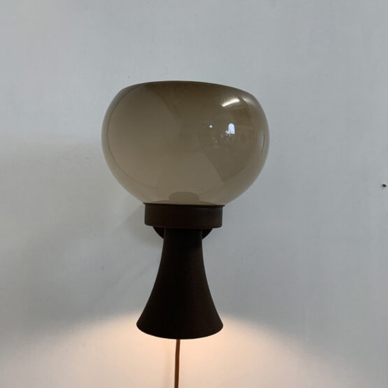 Image 1 of Mid-Century Design Paddestoel Wandlamp van Herda -1970's