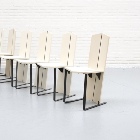Image 1 of Postmodern Eetkamerstoelen '80S