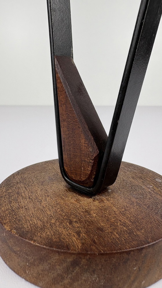 Image 1 of Vintage Brutalist Dubbele Kandelaar Brovorm 