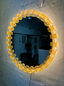 Hillebrand Vintage Lucite Spiegel Met Tegenlicht Ca 1970S