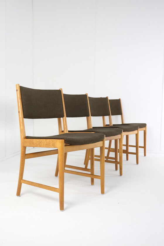 Image 1 of 4X Kai Lynfeldt Larsen Voor Soren Wilasden Stoelen Vintage