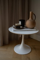 Vintage Ronde Bijzettafel