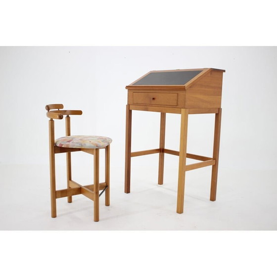 Image 1 of Vintage mahoniehouten bureau van Rud Thygesen en Johnny Sørensen, Denemarken 1980