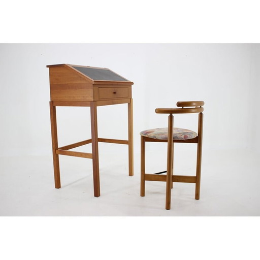 Vintage mahoniehouten bureau van Rud Thygesen en Johnny Sørensen, Denemarken 1980