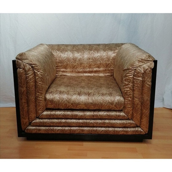 Image 1 of Vintage zijden fauteuil van Pierre Cardin, jaren 1970-1980