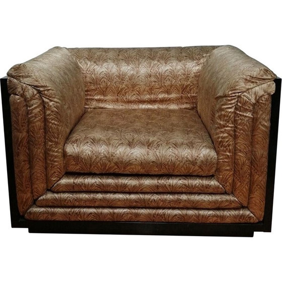 Image 1 of Vintage zijden fauteuil van Pierre Cardin, jaren 1970-1980