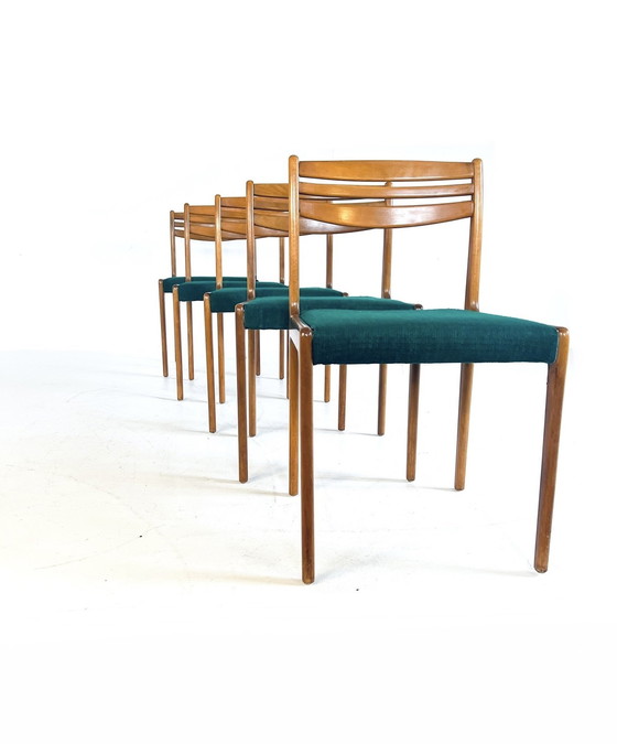 Image 1 of 5X Vintage Deense Eetkamerstoel ‘60