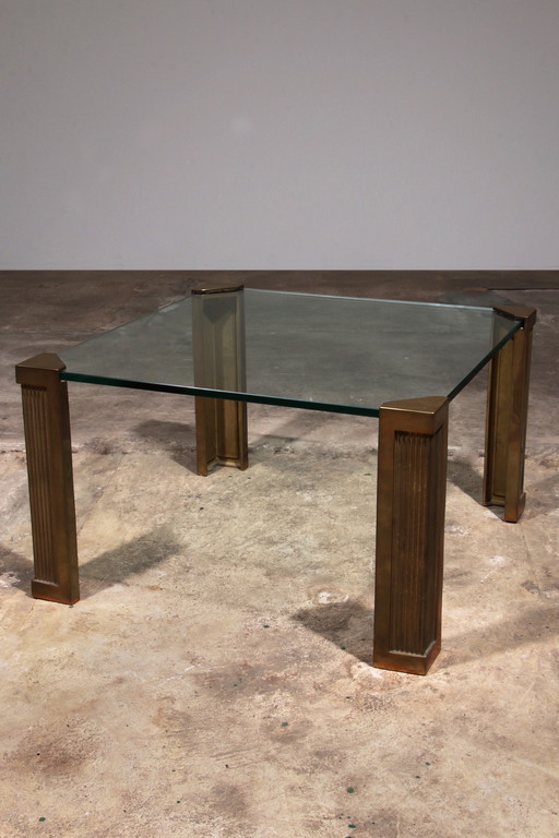 Glass Coffee table design by Peter Ghyczy 1970s model T14