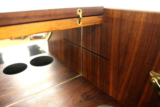 Image 1 of Scandinavische palissander barkast "SK 661" Johannes Andersen voor J Skaaning & Søn, Denemarken, 1960