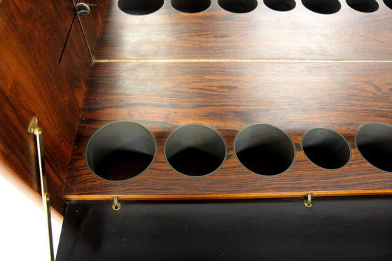 Image 1 of Scandinavische palissander barkast "SK 661" Johannes Andersen voor J Skaaning & Søn, Denemarken, 1960