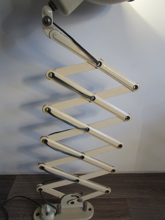 Image 1 of Schaarlamp - Industrieel - Wandlamp - Grijs - Metaal - 1950/1960