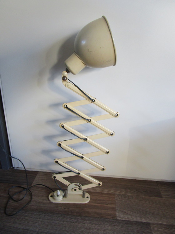 Image 1 of Schaarlamp - Industrieel - Wandlamp - Grijs - Metaal - 1950/1960