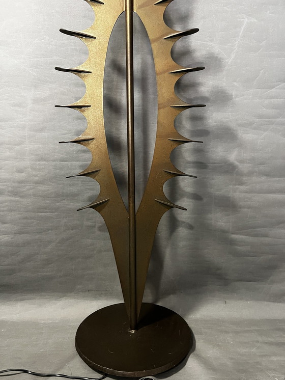Image 1 of Staande lamp, sculptuur met de hand gemaakt. Brutalistisch . Ca 1980 , Vreemd , Ontwerp