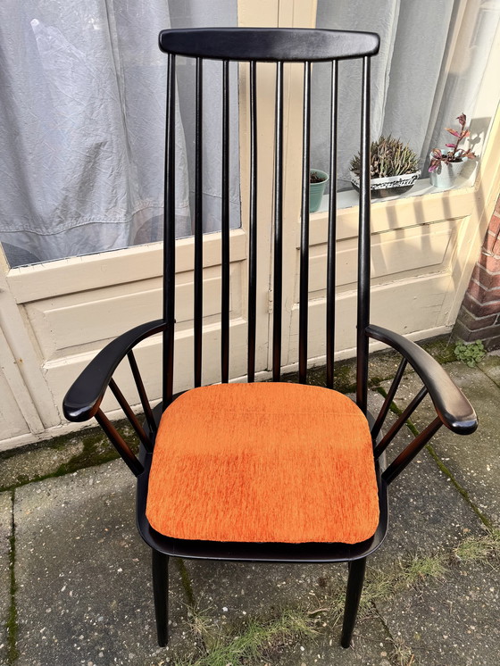 Image 1 of Scandinavische Spijltjes Fauteuil