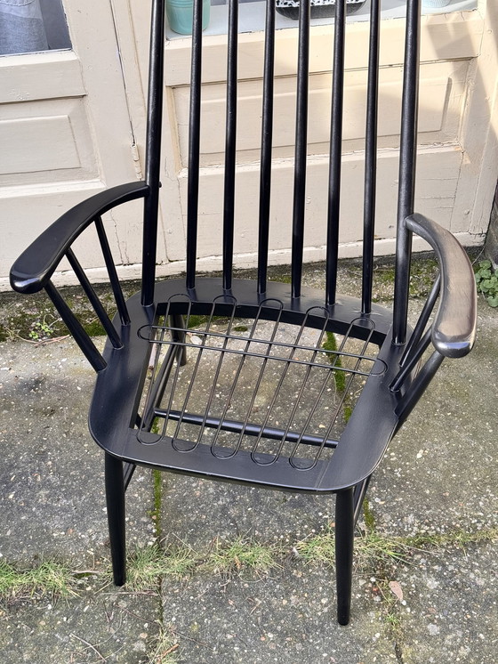 Image 1 of Scandinavische Spijltjes Fauteuil