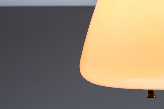 Image 1 of Itsu Opaline en Messing Plafondlamp