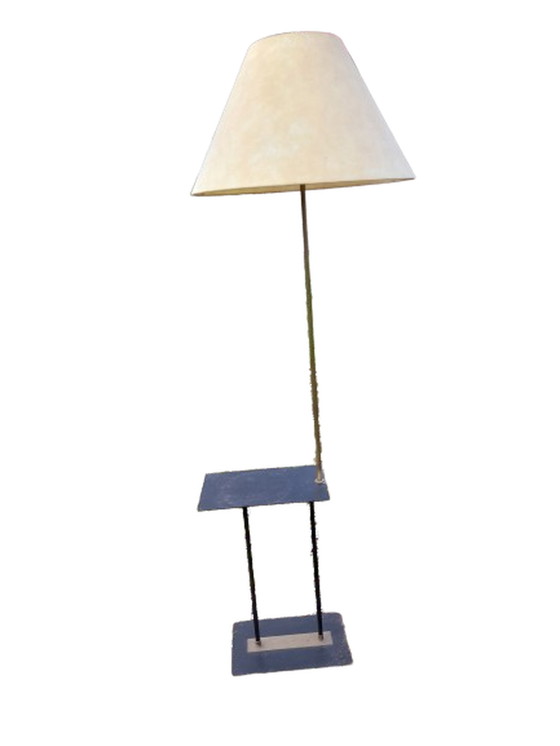 Image 1 of Vintage vloerlamp tafeltje