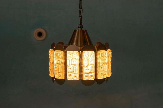 Image 1 of Deens design glazen hanglamp Vitrika