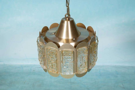 Image 1 of Deens design glazen hanglamp Vitrika