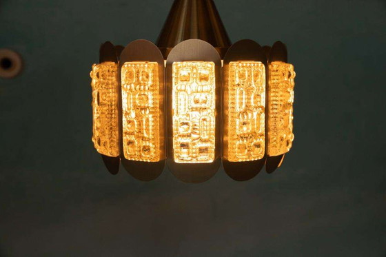 Image 1 of Deens design glazen hanglamp Vitrika