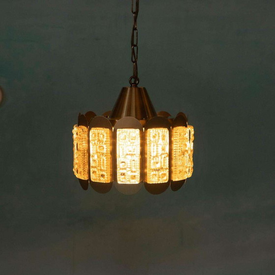 Image 1 of Deens design glazen hanglamp Vitrika