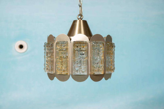 Image 1 of Deens design glazen hanglamp Vitrika