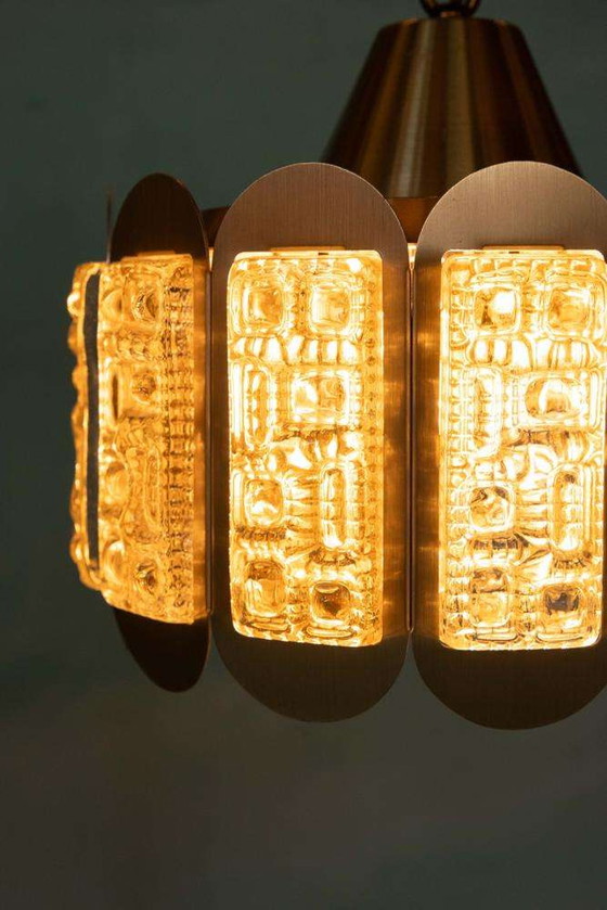 Image 1 of Deens design glazen hanglamp Vitrika