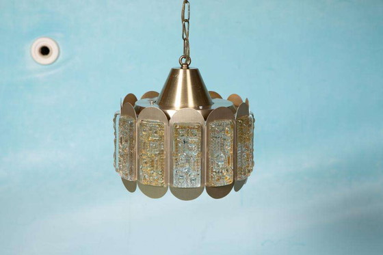 Image 1 of Deens design glazen hanglamp Vitrika