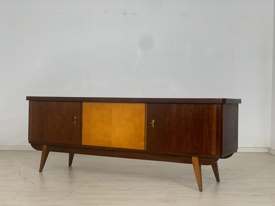 Image 1 of Mid Century buffetkast ladekast vintage