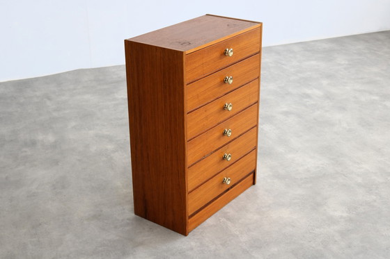 Image 1 of Vintage teak ladenkast