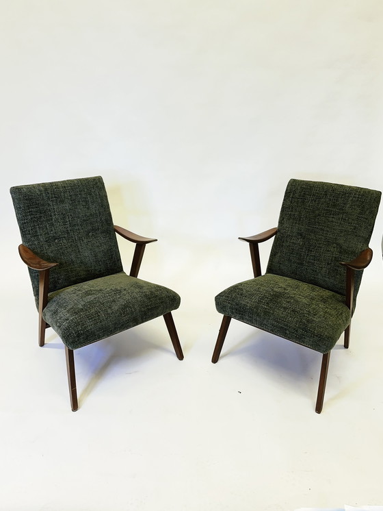 Image 1 of 2x Vintage fauteuil