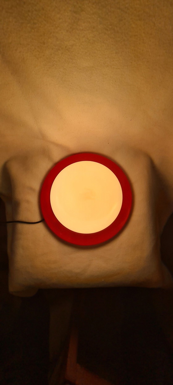 Image 1 of Lamp uit het ruimtetijdperk Rood