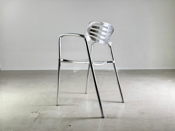 Image 1 of Set van 4 Toledo stoelen Amat-3 Jorge Pensi aluminium design tuinstoel