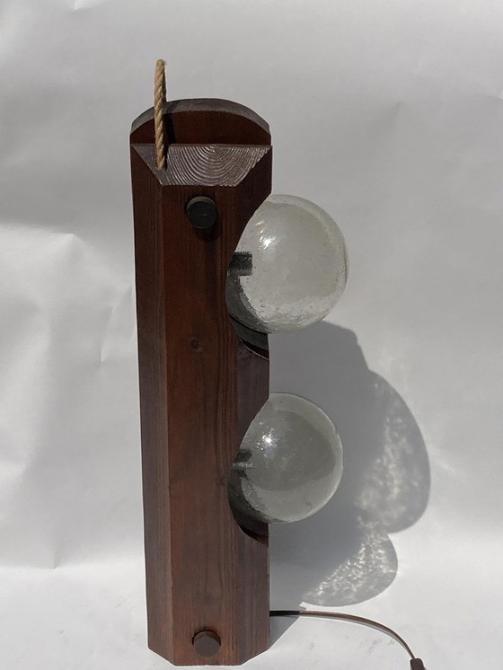 Image 1 of Houten vloerlamp of hanglamp van Temde