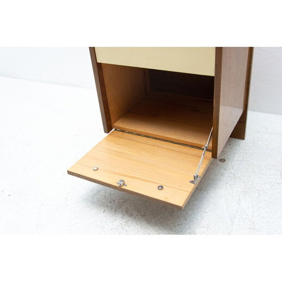 Image 1 of Mid century nachtkastje van Mojmír Požár voor Up Závody, Tsjecho-Slowakije 1960