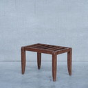 Vintage houten bagagerek, Frankrijk 1950