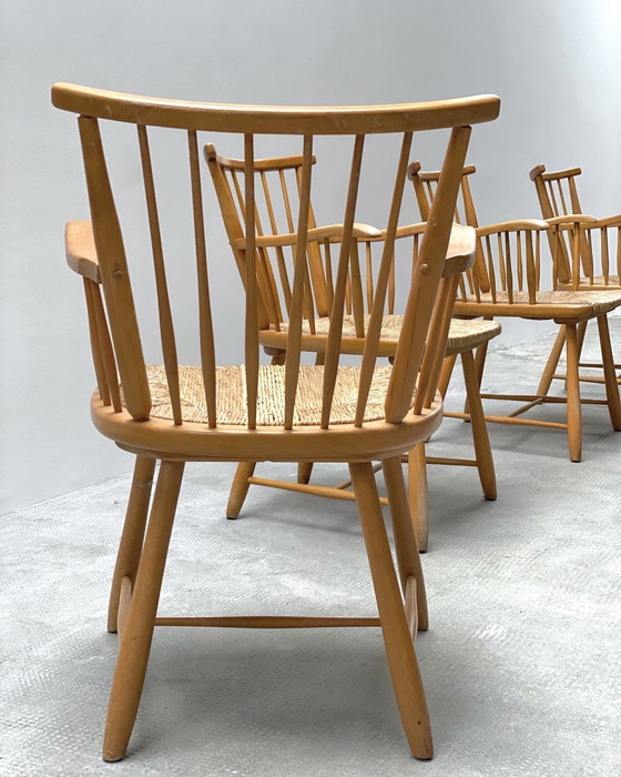 Image 1 of 4x Arno Lambrecht Voor WK-Möbel Struts Stoelen