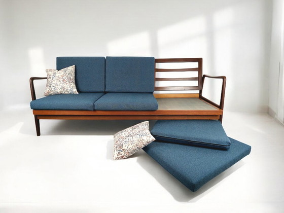 Image 1 of 3-zits Vintage Gestoffeerde Sofa