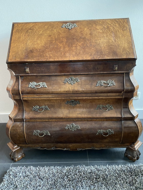 Image 1 of Klassieke wortelnoot buiksecretaire