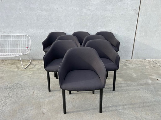 8 X Vitra Bouroullec Softshell Armchairs