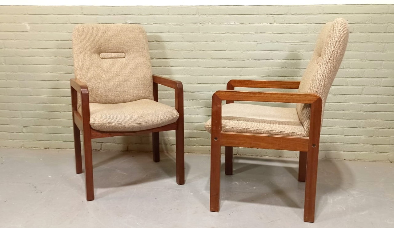 2x Vintage design fauteuil