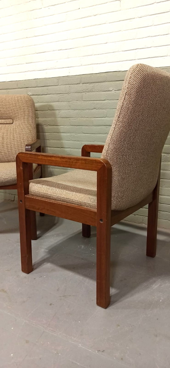 Image 1 of 2x Vintage design fauteuil